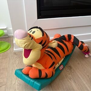 Vintage Little Tikes Winnie the Pooh Tiger & Piglet Rocker